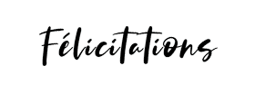 Gif animé félicitations 